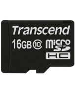 Карта памяти Transcend Premium microSDHC UHS-I 16Gb Class 10 + SD adapter